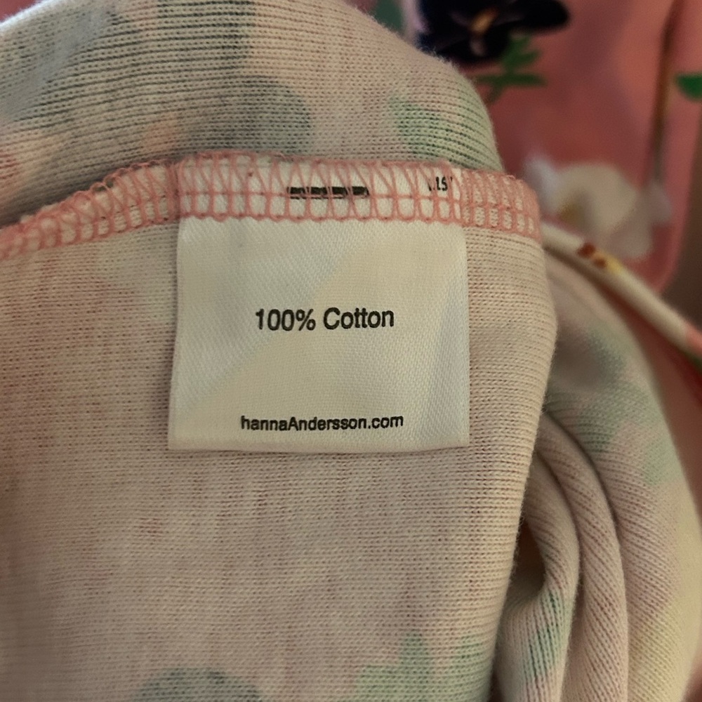 Hanna Andersson-{Size-130cm(8)}-Girls Short Sleeve Flower Dress - Picture 5 of 6
